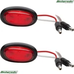 Grote 47962 Micronova Red Led Clearance Marker Lights W/ Grommet - Pair. Fixed Price $35.50.