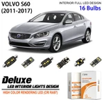 Led Interior Light Kit + License Plate Bulbs For Volvo S60 2011-2017 White. Fixed Price $30.68.