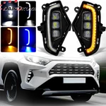 Led Fog Lights For 2019 21 22 Toyota RAV4+DRL Turn Signal Front Bumper Lamps. Fixed Price $48.98.