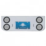 United Pacific 35323 Tail Light Panel, Rear Center, Chrome, Red Led/clear Lens. Fixed Price $240.84.