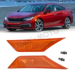 For 2016-2021 Honda Civic Front Bumper Reflector Side Marker Light Left+right. Fixed Price $10.99.