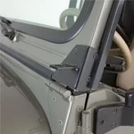 Rampage 7609 Pair Of Black Windshield Hinge Light Bracket For 87-95 Wrangler Yj. Fixed Price $42.89.