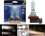 Sylvania Silverstar H11 55W Two Bulbs Headlight High Beam Replacement Stock Lamp. Fixed Price $40.75.