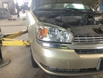 Passenger Headlight Classic Style Emblem In Grille Fits 04-08 Malibu 341877. Fixed Price $79.44.