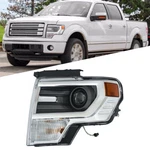 Front Headlight Headlamp Ford F150 2013-2014 Left/driver Side Clear Lens Lh. Fixed Price $201.59.