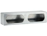 Set Of 2 Buyers LB3163ALSM Dual Oval Smooth Aluminum Light Cabinet. Fixed Price $80.00.