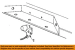 Chrysler Oem 86-03 B150 Rear License Lamps-lens 4357065AB. Fixed Price $25.03.