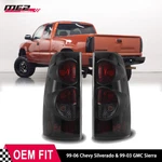 1999-2006 Pair Smoke Tail Lights For Chevy Silverado 1500 2500 3500 Rear Lamps. Fixed Price $50.99.