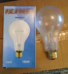 (4) Industrial 150A23/CL Watt Appliance Lamp/infrared Heat Coated. Fixed Price $24.50.