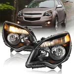 2PCS L&r Black Projector Headlights For Halogen Model 2010-15 Chevy Equinox Ltz. Fixed Price $98.80.