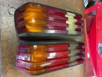 Mercedes Benz W126 Tail Lights Pair Left Right 1268200864 1268200764. Fixed Price $180.00.