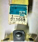 Nos Gm 913668 License Lamp Lens 79 Full Size Chev. Fixed Price $59.00.