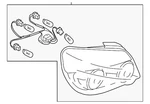 Genuine Subaru Combo Lamp Assembly 84201FE480. Fixed Price $232.92.