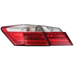Inner Outer Left Set Of Tail Lights Fits Accord 13-15 Sedan Ex Lx Sport Capa. Fixed Price $96.54.