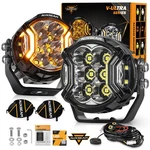Auxbeam 108W 12800LM 3" Led Pods Driving Lights Spot White Amber Drl +cover. Fixed Price $152.99.
