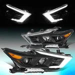For 2016-2018 Nissan Maxima Sl Sv Pair Led Drl Projector Headlight Lamps Black. Fixed Price $298.99.