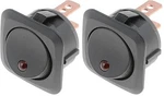 2-PACK Dorman 84880 Rocker Switch Round With Red Led. Fixed Price $27.00.