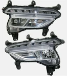 New Pair ( L+r ) Fog Lamp Light Led Drl 2017 2018 Santa Fe Sport Only. Fixed Price $256.74.