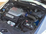 Coated Black Blue Air Intake Kit & Filter For 2003-2007 Honda Accord 3.0L V6. Fixed Price $76.25.