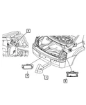Genuine Mopar Center High Mounted Stop Lamp 4805845AB. Fixed Price $168.08.