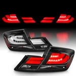 For 2013 2014 2015 Honda Civic 4DR Door Sedan Black/clear Led Tail Lights Pair. Fixed Price $213.62.