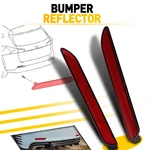 2PCS Bumper Rear Reflector Lamp For Case Lexus NX300 RC300 RC350 RX300 GX470. Fixed Price $16.14.