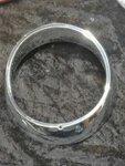1953-55 Studebaker Cars; 1956-62 Hawks Chrome Headlight Rim Bezel 1312088. Fixed Price $40.00.