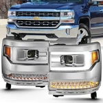 Anzo 111374 Projector Headlights For 2016-2018 Chevrolet Silverado 1500. Fixed Price $580.95.