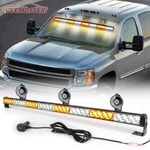 Led Emergency Strobe Light Bar Windshield Warning Traffic Advisor-amber White. Fixed Price $48.89.