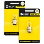 Niche Headlight Bulb For Yamaha Warrior Big Bear 350 Kodiak 400 Moto 2 Pack. Fixed Price $23.38.