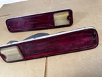 1978-1987 Chevy Body Camino Tail Lights Rear Brake Lamps Turn Signals Pair. Fixed Price $125.00.