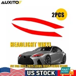 Red Headlight Drl Decal Tint Overlay Vinyl IS350 300 Fits 2021-2025 Lexus. Fixed Price $21.84.