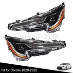 Headlamps Lh+rh For 2020 2021 2022 Toyota Corolla Le Headlights Pair. Fixed Price $185.99.