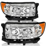 2006-2008 Subaru Forester Chrome Amber Headlights Headlamps Left+right 06-08. Fixed Price $94.99.