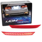 Full Led Tail/brake/sequential Blink Bumper Reflectors For Honda 16-17 Accord 4D. Fixed Price $45.09.