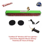 Towmate TM22G 22" Wireless Led Light Bar - 4 Pin Lime Green, Magnetic Mount. Fixed Price $237.50.