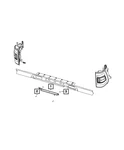 Genuine Mopar Tailgate Lamp Bar 68362184AB. Fixed Price $71.48.