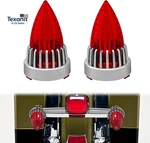 3 1/4" Motorcycle Turn Signal 2 Pack Bullet Rear Tail Light Lens Covers For Harl. Fixed Price $52.14.