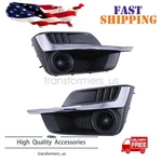 For Subaru Impreza 2015-2016 Textured Front Bumper Fog Light Cover Bezel Pair. Fixed Price $48.99.