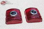 51 52 Chevy Passenger Car Rear Blue Dot Tail Light Lamp Brake Stop Lenses. Fixed Price $28.68.
