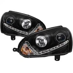 Spyder Auto 5017529 Black/clear Projector Headlights For 06-09 Gti/jetta/rabbit. Fixed Price $360.49.