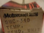 Nos SWC340 Motorcraft Temperature Sender Sending Unit Switch 1957 Ford Full Size. Fixed Price $35.00.