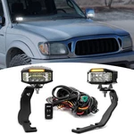 For Toyota Tacoma 1995-2004 3.5'' Led Light Pods Amber Drl+ Ditch Mounts+ Wiring. Fixed Price $84.62.