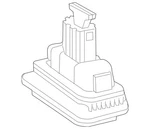 Genuine Mercedes-benz License Plate Lamp 203-820-02-56. Fixed Price $21.12.