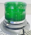 6550G New Ecco Low Profile Green Double Quad Beacon 1" Pipe Mount. Fixed Price $45.00.
