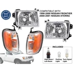 For Combo Headlight Corner Lamp 1998-2001 Nissan Frontier Xterra Left Right Side. Fixed Price $89.99.