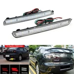 Clear Lens Bumper Reflector Led Backup Tail Brake Lights For 04-09 Mazda 3 Axela. Fixed Price $22.79.