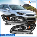 Pair/set Projector Headlight Assembly For Honda Accord Sedan 2.4L L4 2013-2015. Fixed Price $112.99.