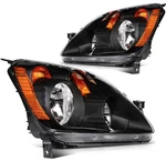 Headlights Assembly For 2006 2005 Honda C-rv Lx Ex-l Left+right Black Housing. Fixed Price $145.99.