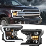 2* Full Black Led Headlights Ford F-150 2018 2019 2020 Drl Projector Lamps. Fixed Price $364.31.